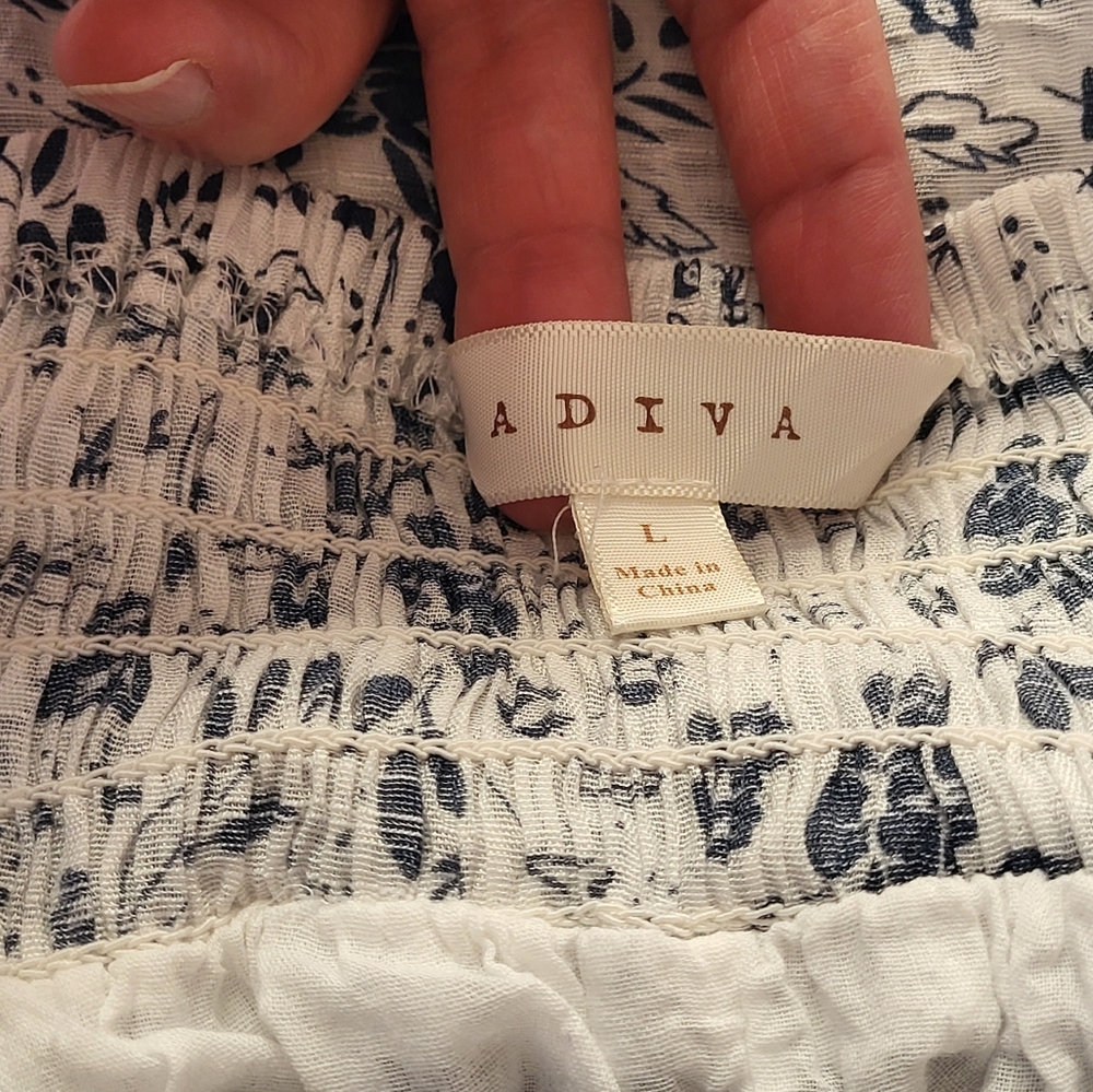 Floral Print Adiva Above Knee Women's Skirt Size Large - Picture 5 of 9